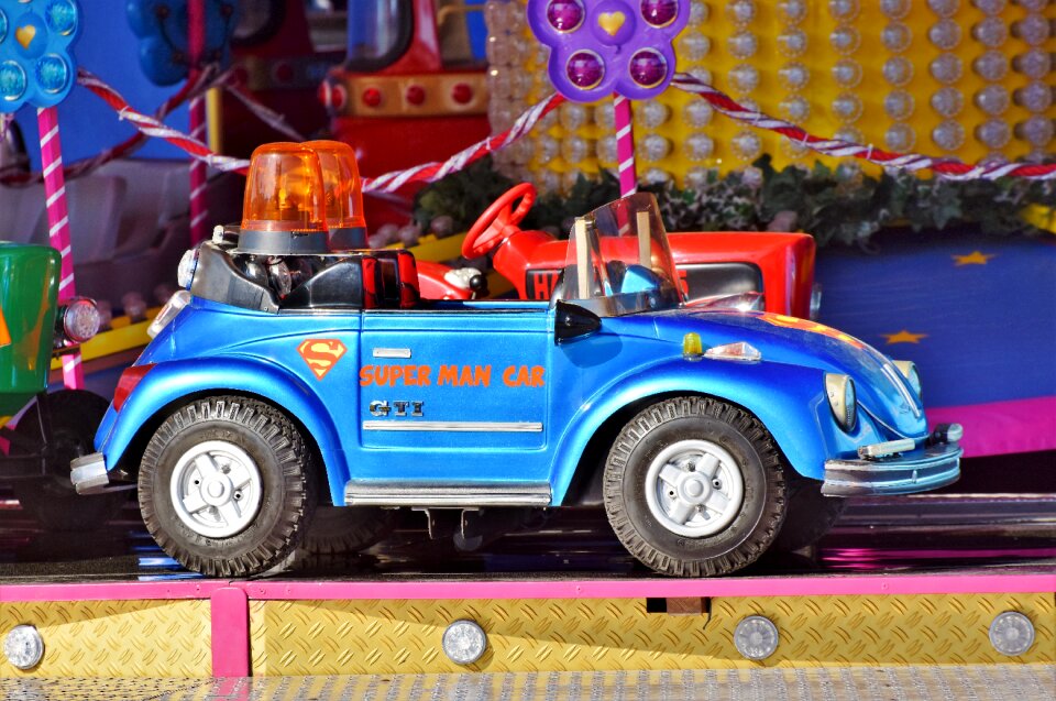 Beetle children car carousel auto
