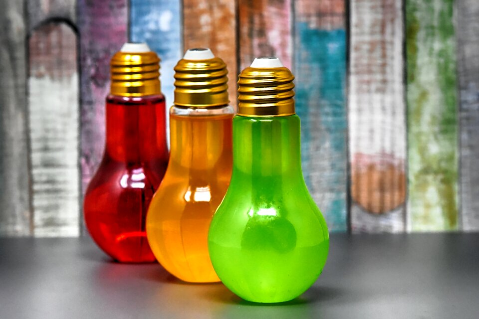 Beverages decoration colorful