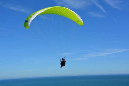 Baptism paragliding granville normandy france