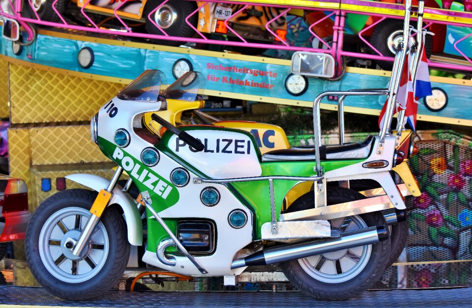 Carousel motorcycle police police motorcycle