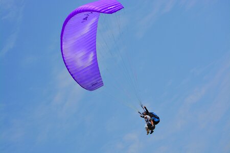 Paragliders harnesses baptism paragliding