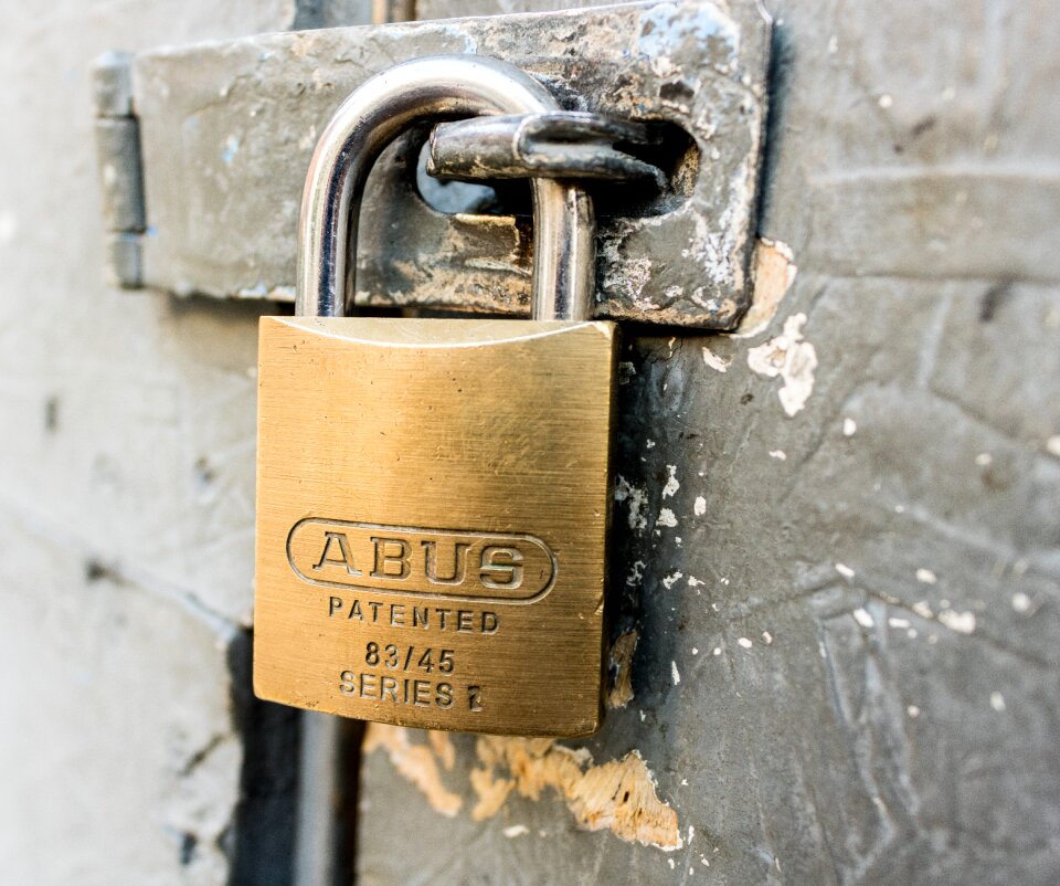 Lock padlock door lock