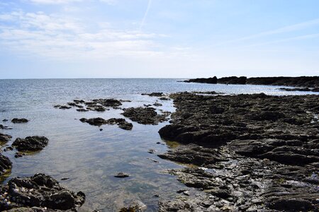 Beach nature pierre photo