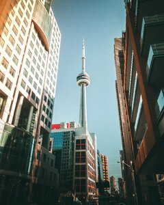 Toronto skyline downtown toronto hd wallpaper photo