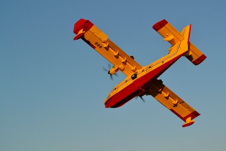 Fire blue fire blue plane