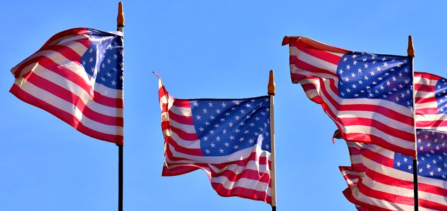 United states american flag land photo