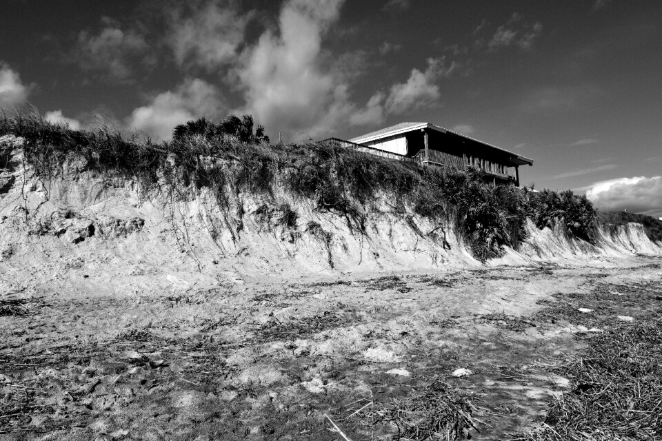 Destruction beach landscape
