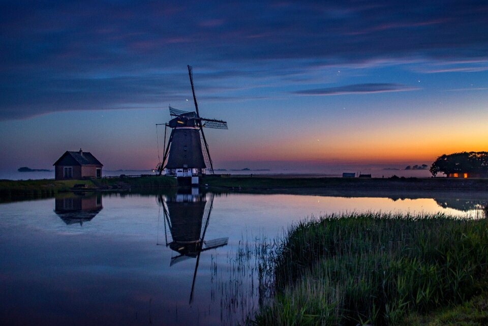 Sunset landscape nature
