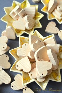 Wood romantic decoration