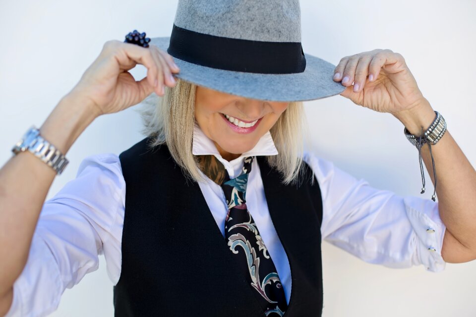 Outfit hat gray hat