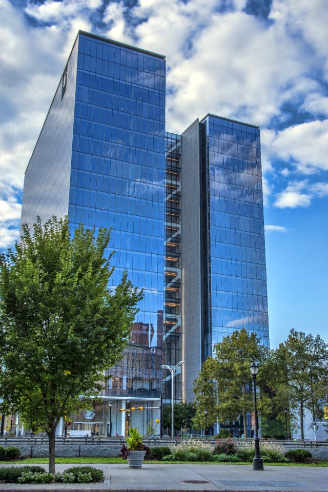 Skyscraper tower cityscape