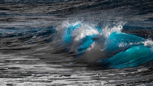 Nature rolling blue