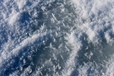 Frost ice snowflake photo