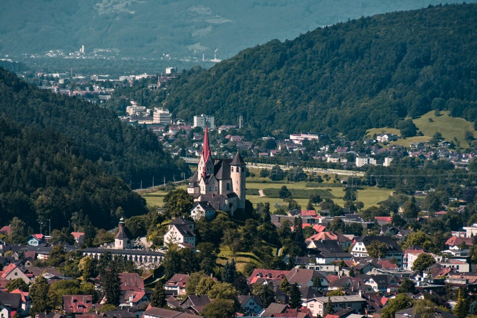 Basilica building landscape