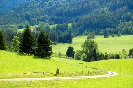 Excursion in the mountains scape