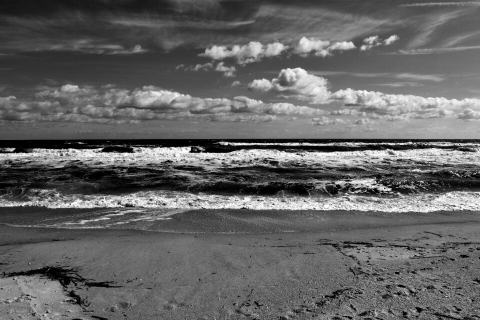 Beach sand landscape