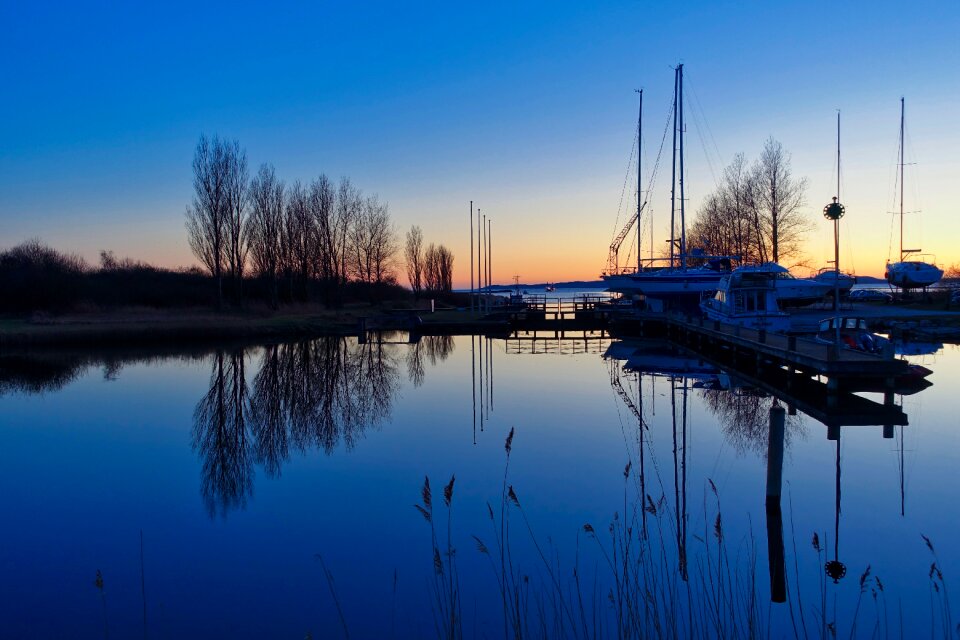 Boat water evening
