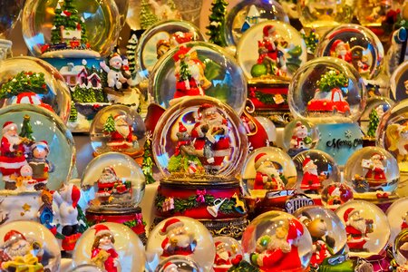 Christmas market christmas decorations