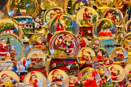 Christmas market christmas decorations photo