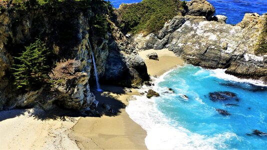 California ocean blue
