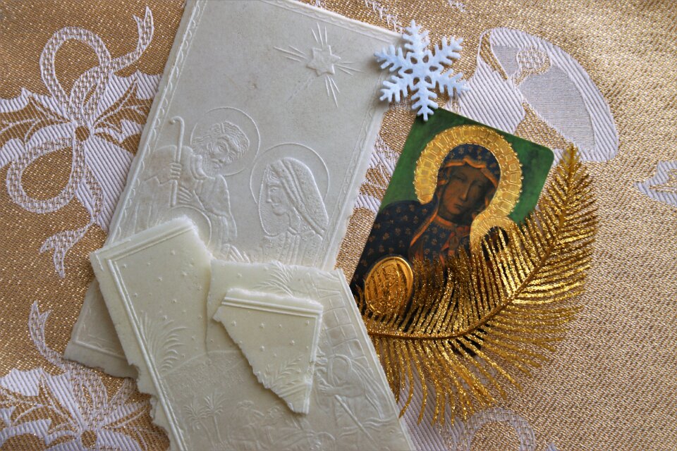 Joy symbol on the table