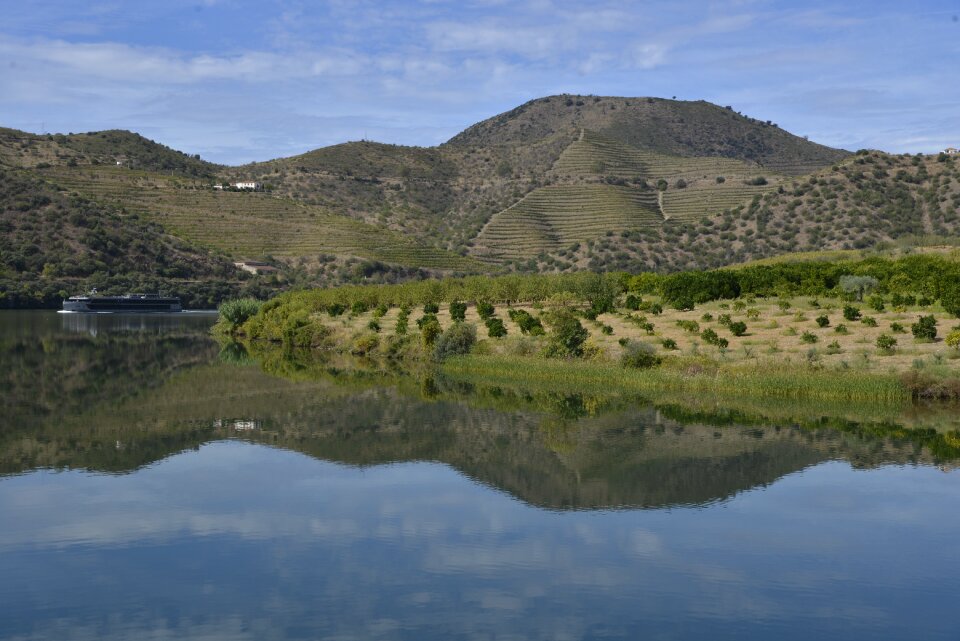 Panorama landscape river
