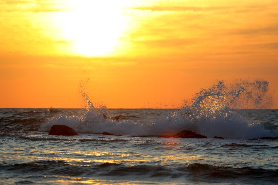 Water ocean sand photo