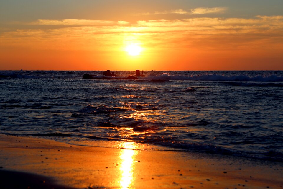 Water ocean sand