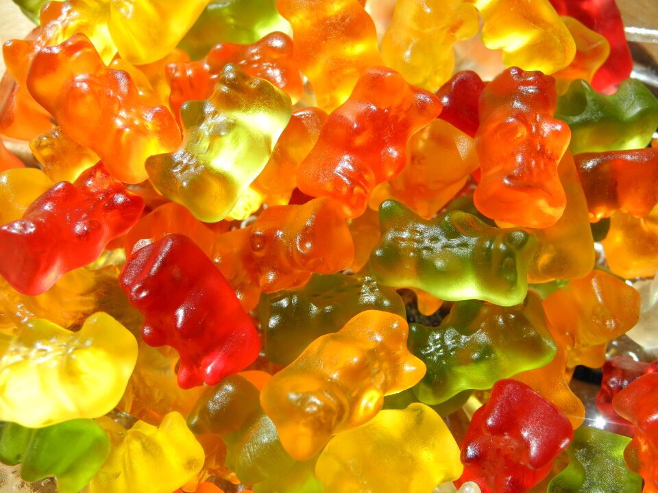 Bear color gummi bears