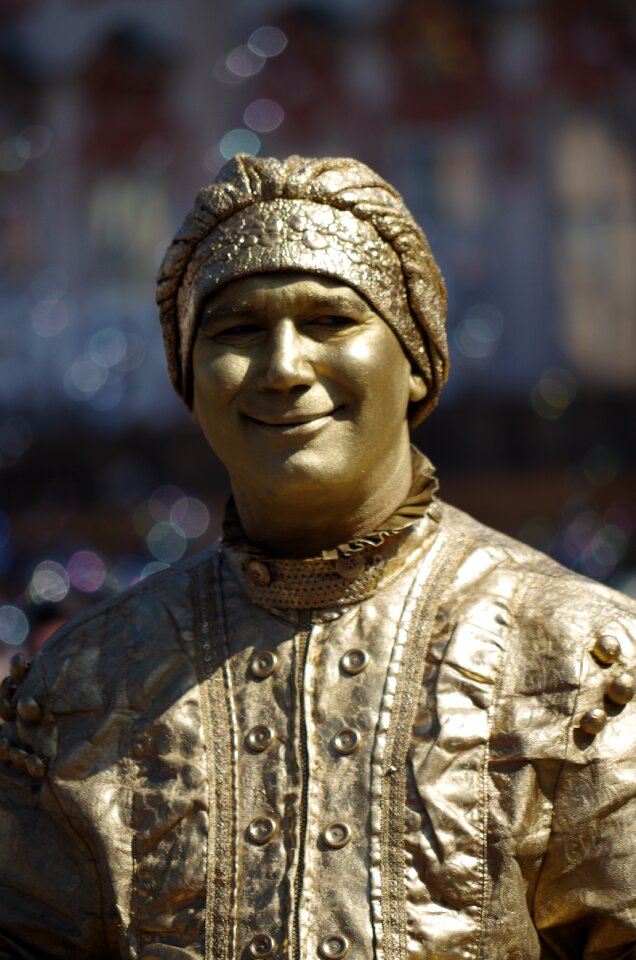 The statue of actor the figure of the