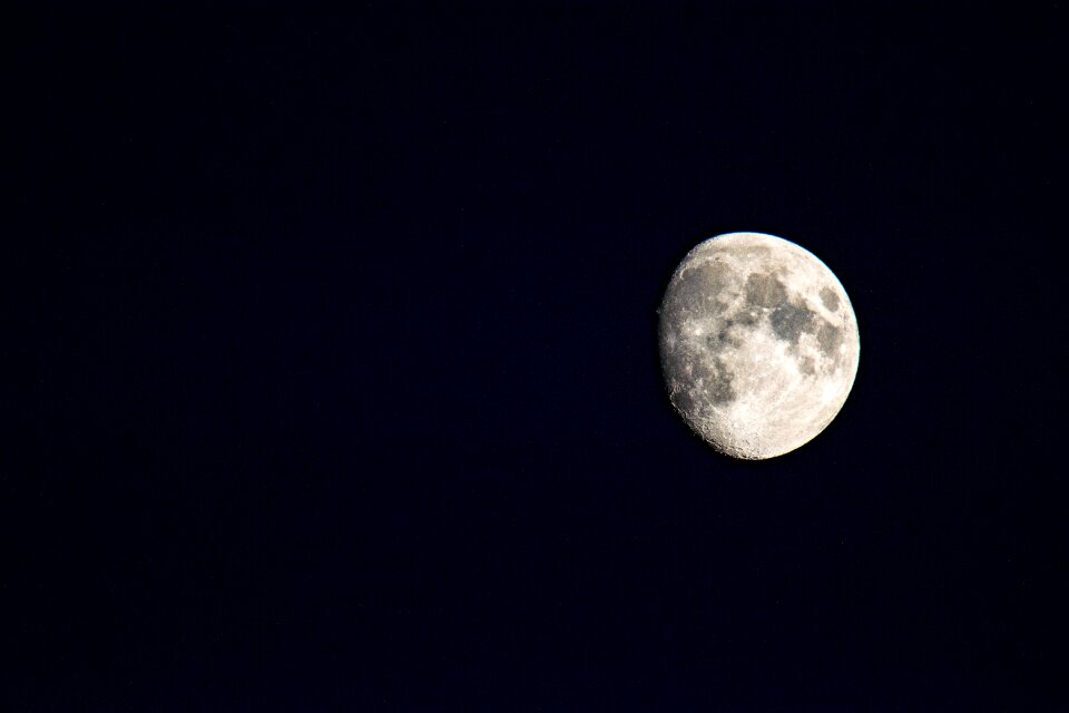 Night lunar astronomy