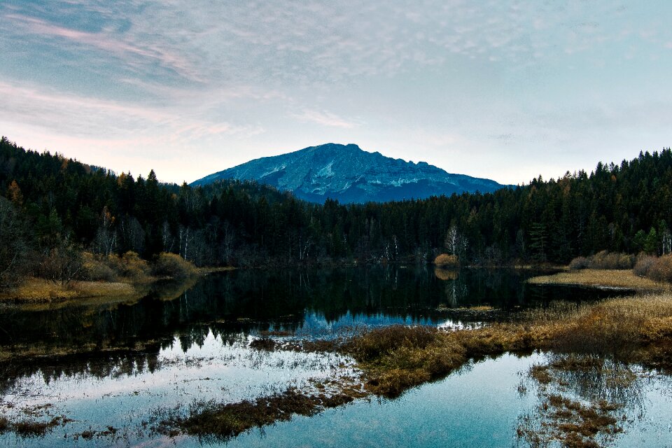 Nature landscape reservoir