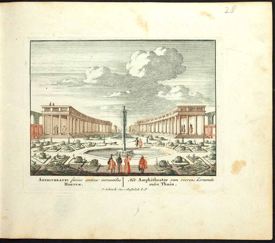 Afbeelding uit / Image taken from: Admirandorum quadruplex spectaculum / J. van Call (tek.) en P. Schenk (grav.). Amsterdam: P. Schenk, [ca. 1694-1697] Signatuur / Shelfmark: 2211 B 24 Zie ook het bl photo
