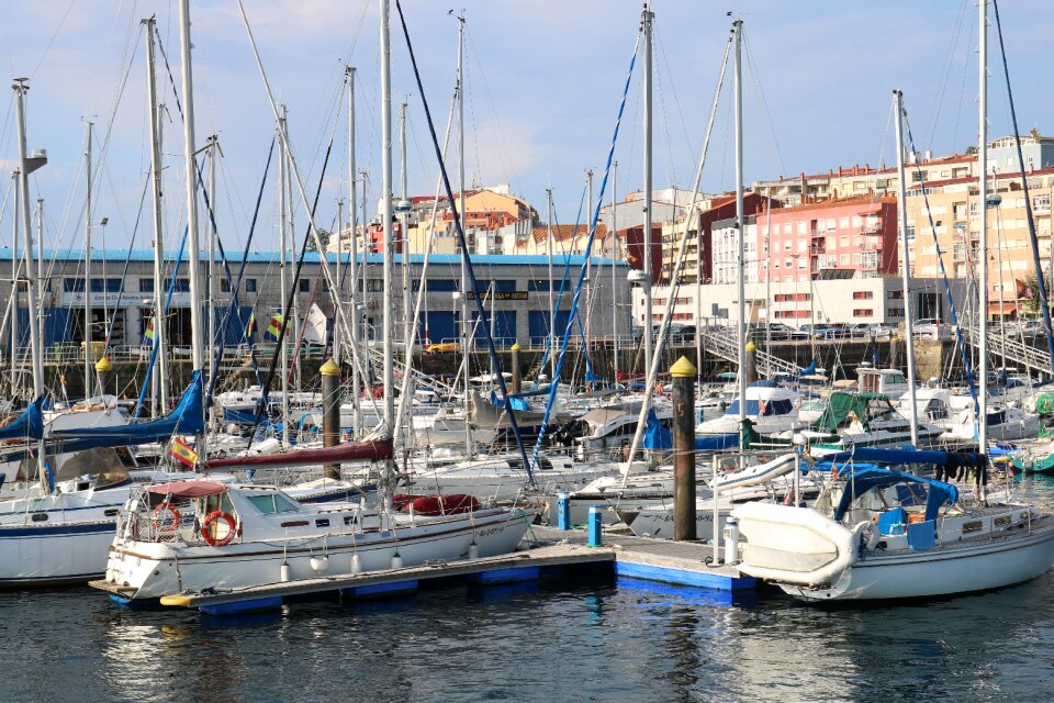 Marina sea landscape