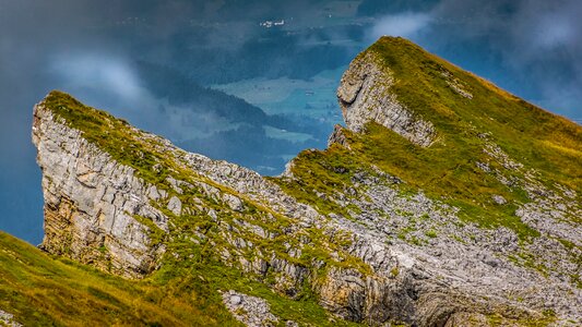 Nature cliff landscape