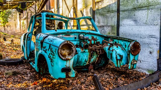 Rust auto abandoned photo