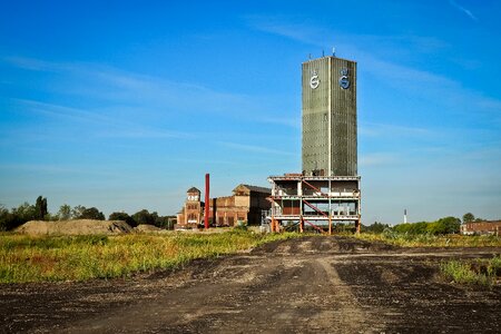 Industry abandoned old photo