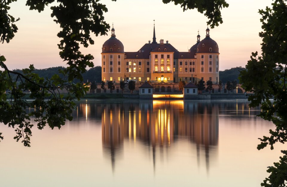 Water dresden moritz castle