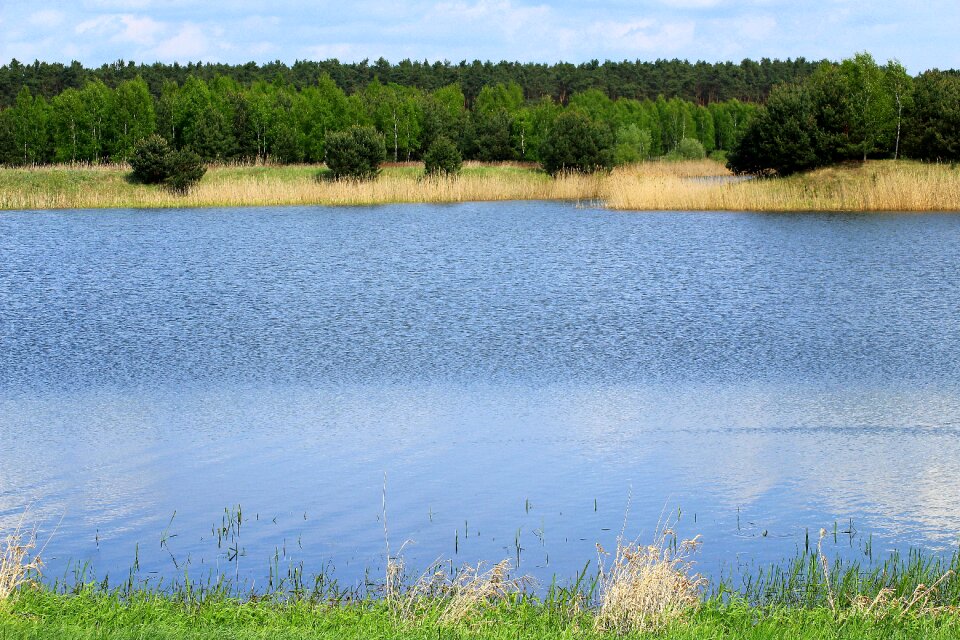 Landscape water the silence