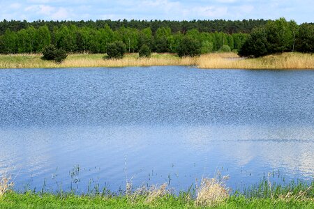 Landscape water the silence