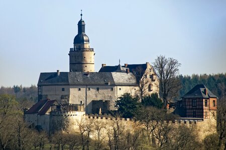 Castle tower building