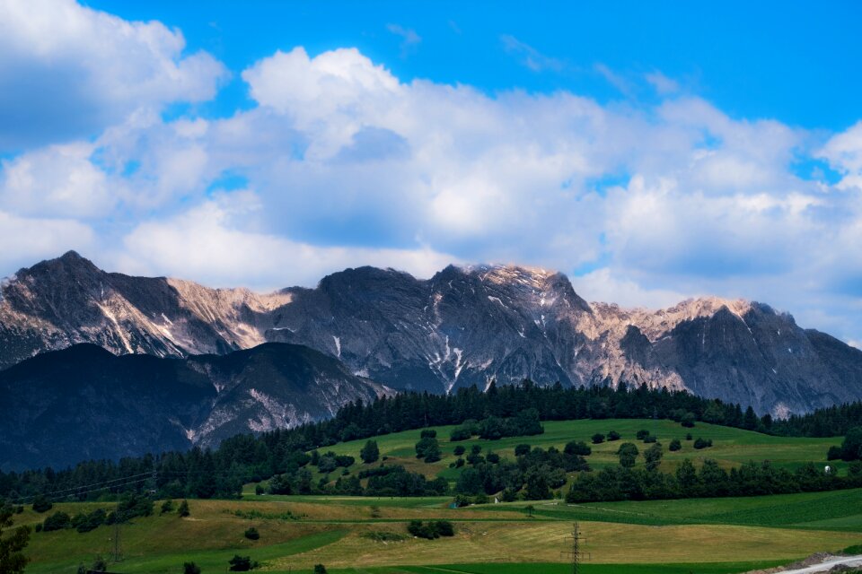 Mountains panorama view