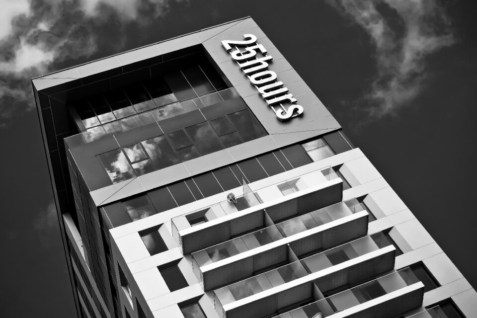 Modern facade building