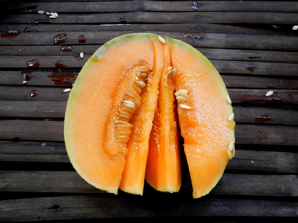 Citrullus lanatus Watermelons and cantaloupes or sweet melong in Barangay Santo Domingo, Mexico, Pampanga connected by the Rotonda Santo Domingo, Mexico, Pampanga Agricultural Monument, to Santo Domin