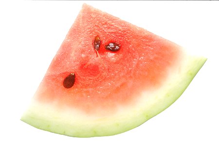 Watermelon Description A slice of watermelon. Topics/Categories Food and Drink Type Color, Photo Source National Cancer Institute photo
