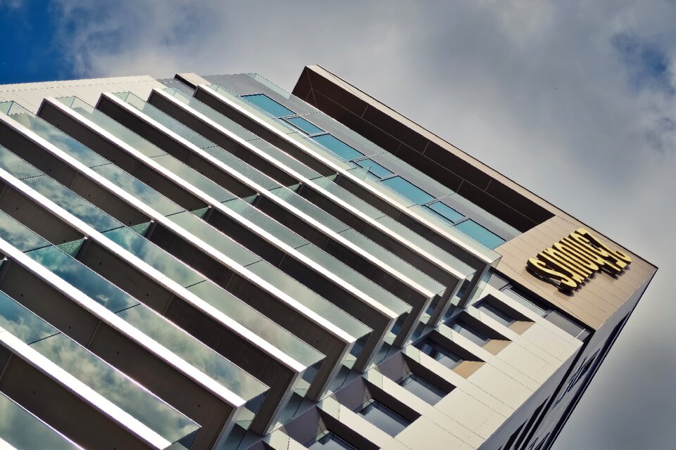 Modern facade building