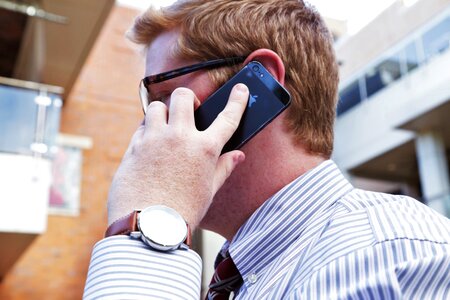 Watch business phone call