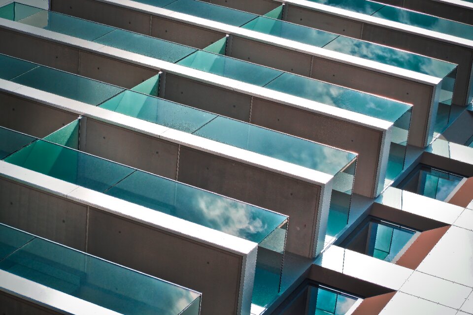 Modern facade building