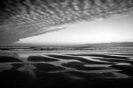 Sea water sand photo