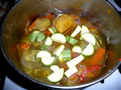 Cucurbita - summer squash culinary uses: added to a soup